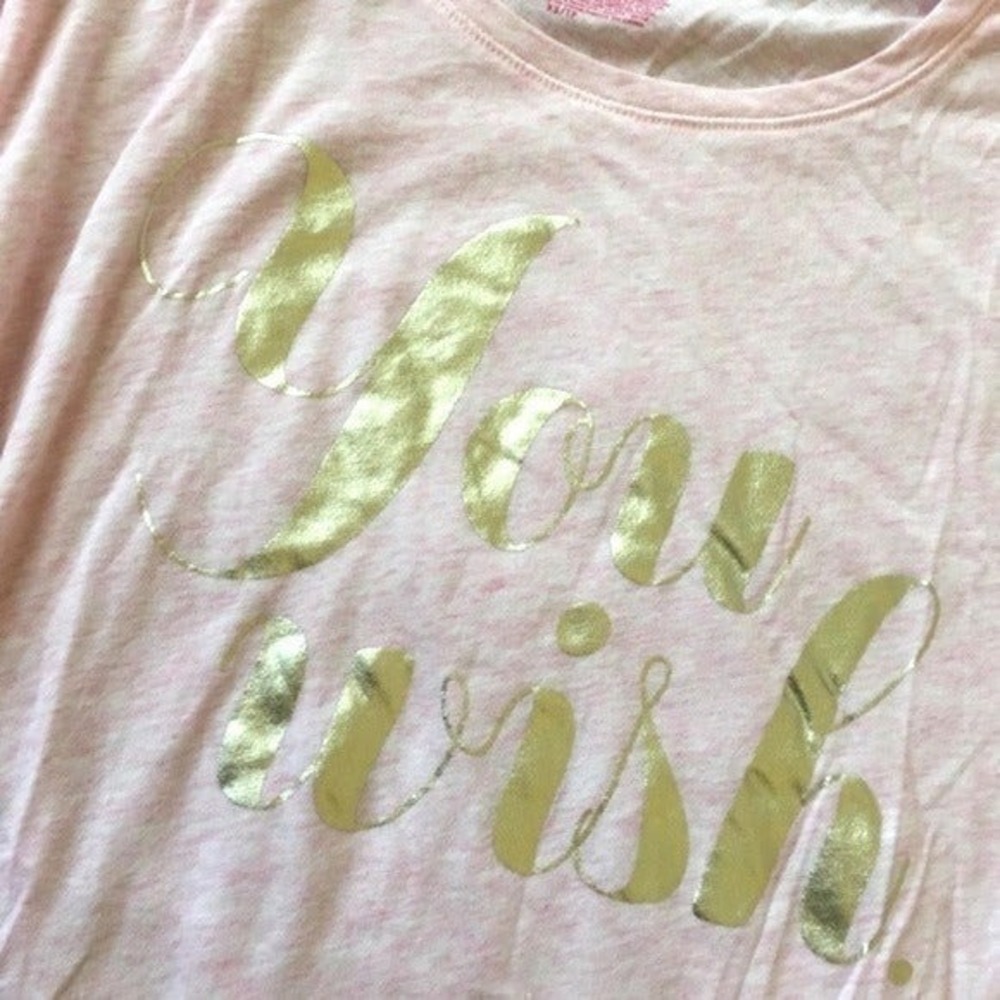 Victoria Secret You Wish Sleep Shirt Pajama Pink Xs View 5